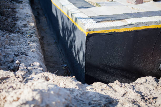 Professional Interior Drainage System technician working in Lamont, MI
